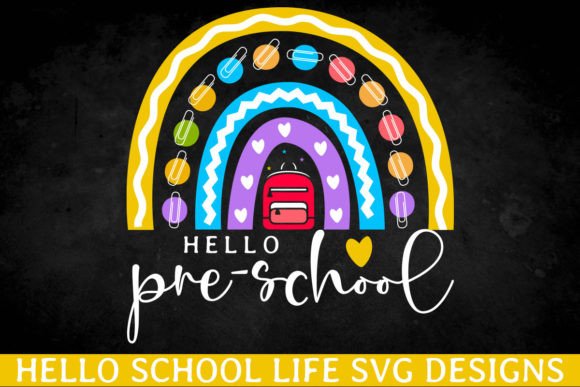 Hello Pre School Kid SVG Design Review
