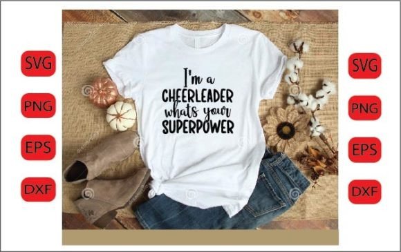 I’m a Cheerleader: What’s Your Superpower? – A Graphic Design Asset for Crafters
