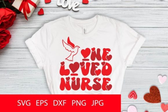 One Loved Nurse PNG SVG: A Versatile Graphic Design Asset for Local Business Branding