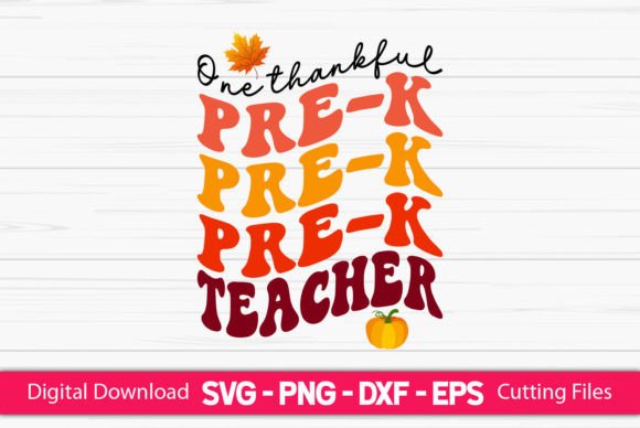 One Thankful Pre-k Teacher Embroidery Design Review