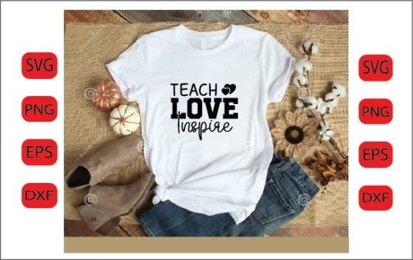 Teach Love Inspire SVG: A Versatile Design Asset for Crafts and Graphics