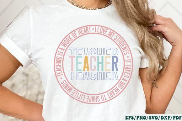 Teaching is a Work of Heart Graphics for Crafts